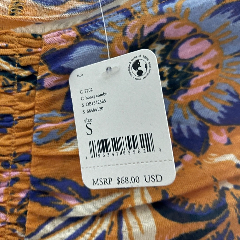 🚨🆕FINAL SALE PRICE🚨FREE PEOPLE DREAMED OF YOU TEE-HONEY COMBO - Picture 14 of 16